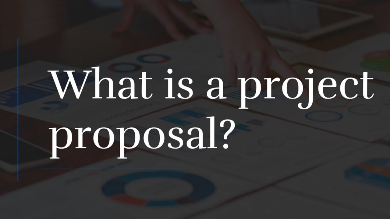 WHAT IS A PROJECT PROPOSAL?