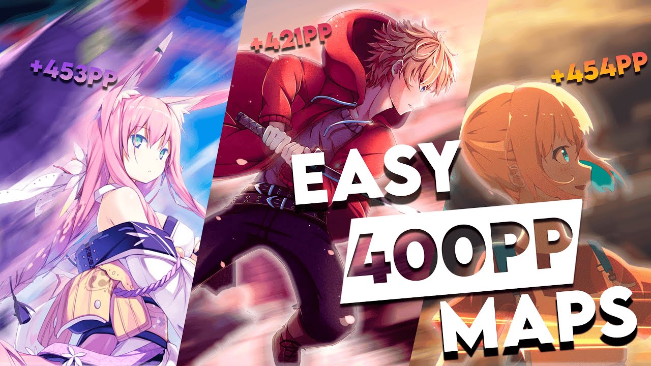osu! // EASY 400pp MAPS (for dt players)