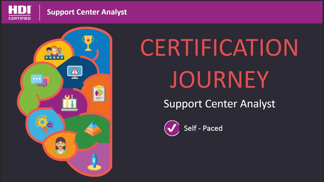 HDI Support Center Analyst Course Overview
