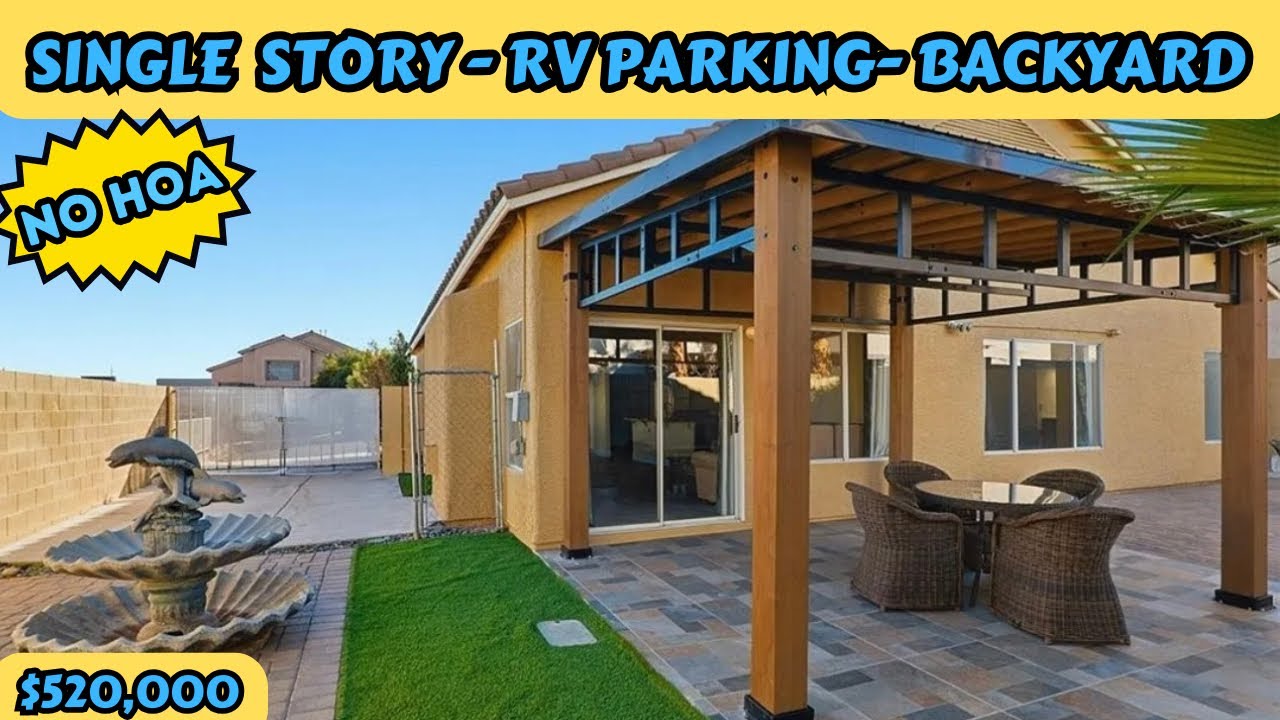 Las Vegas Homes for Sale Large Yard RV Parking No HOA, Homes for Sale Las Vegas with Pool