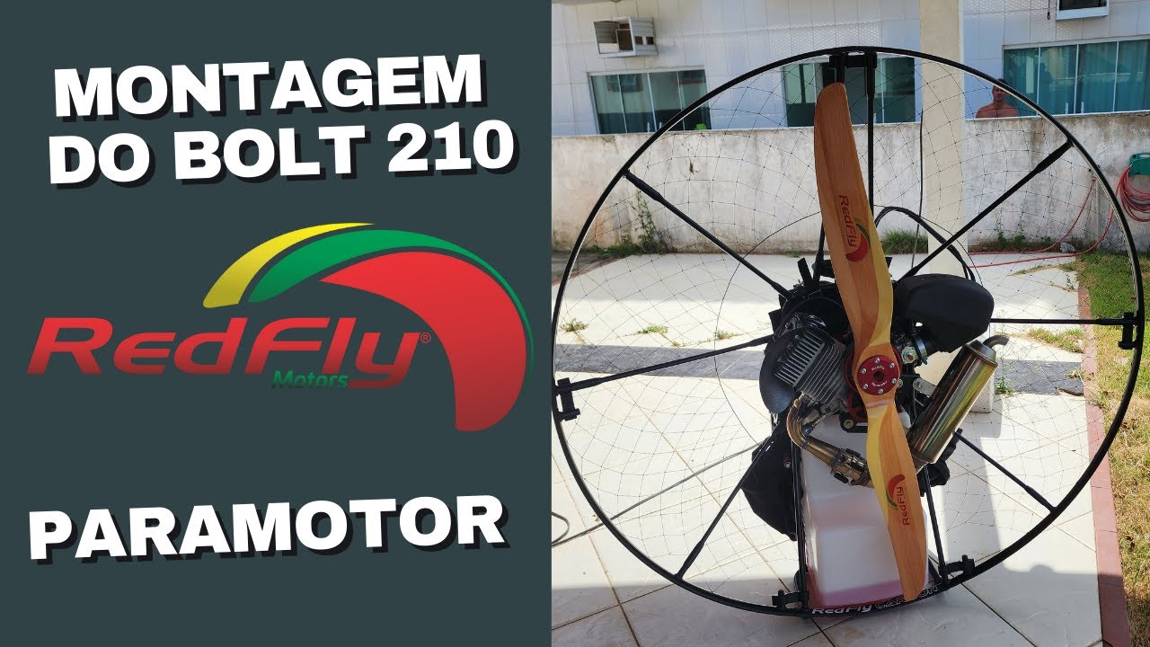 Montagem do Paramotor RedFly Bolt Sport 210