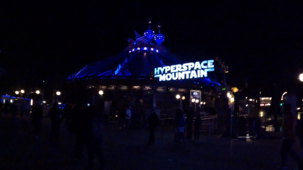 Hyperspace Mountain Onride POV – New 2025 Lights & Launch Effects | Disneyland Paris