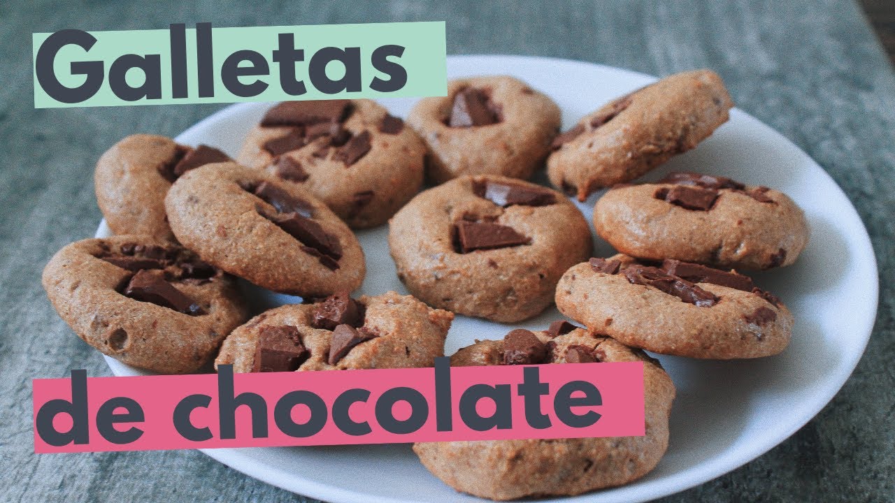 Galletas de chocolate con proteína