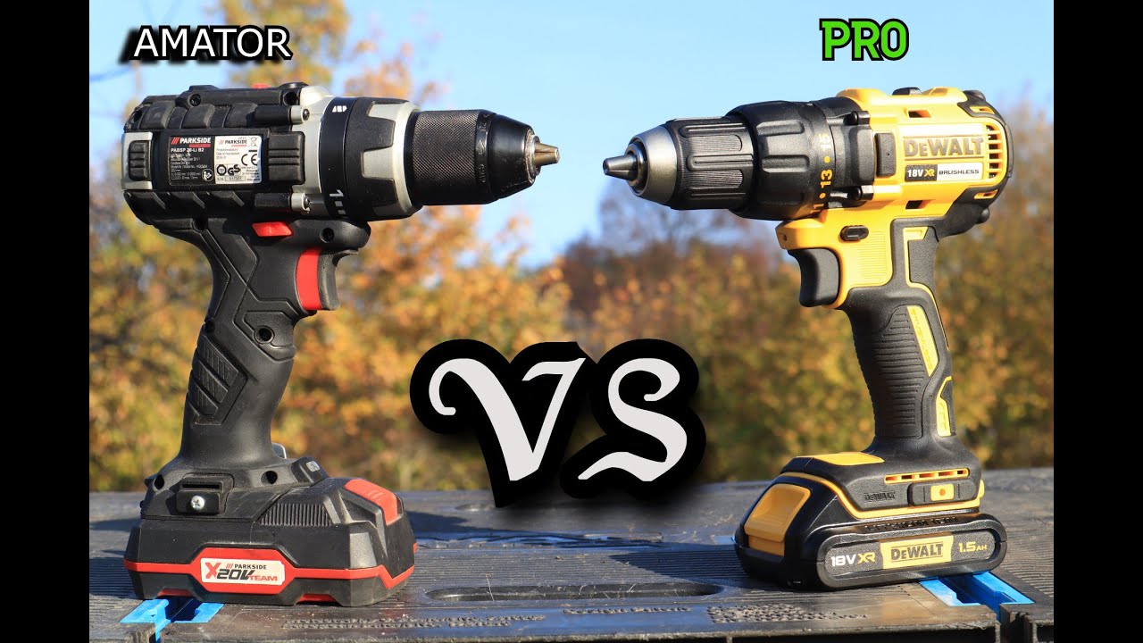 Parkside Performance PABSP 20 Li C2 vs DeWalt dcd 777
