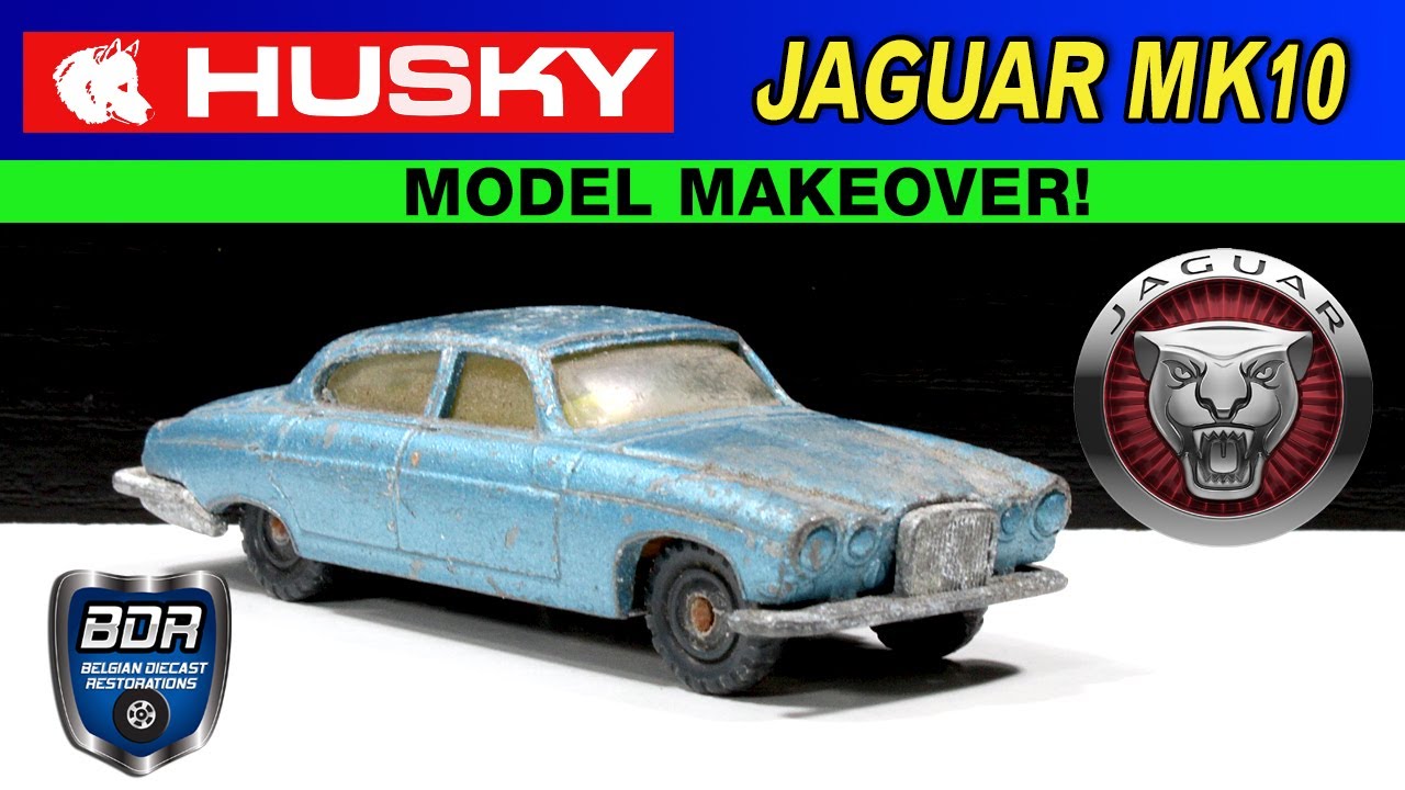 Husky n°1 Jaguar MK10 Diecast makeover!