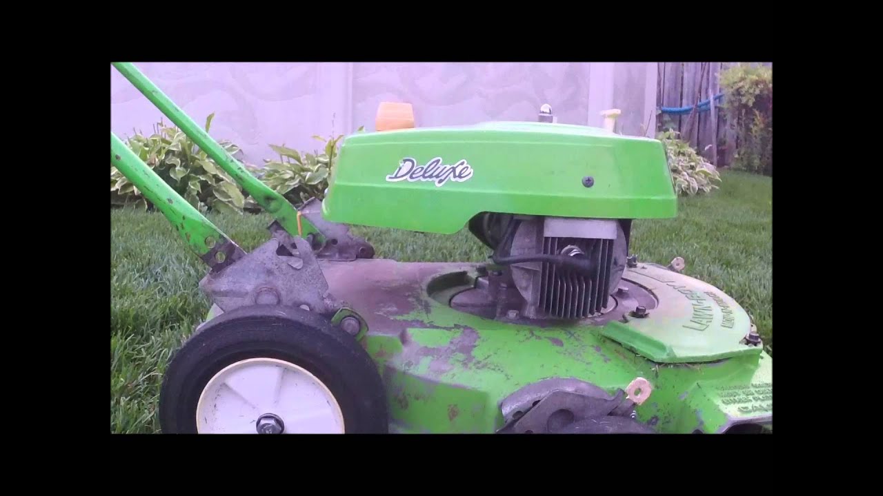 1973 Lawnboy 5239B, Ryobi 700r and Stihl BG 55 In Action