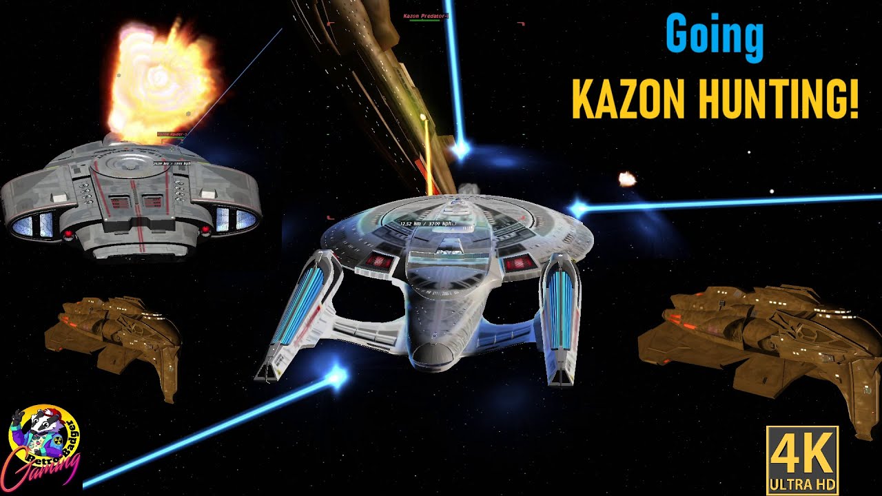 USS Enterprise E + USS Defiant ENGAGE Kazon Nistrim Star Trek Voyager - Ship Battles 4K