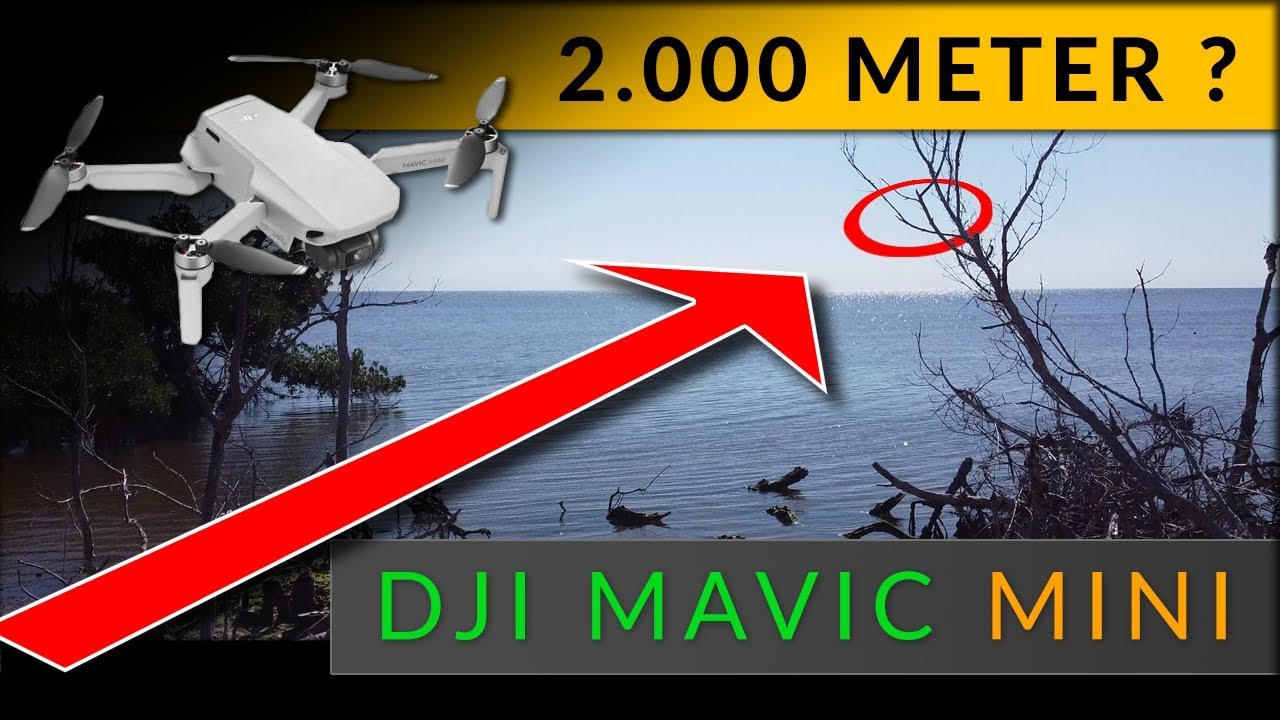 DJI Mavic MINI: 2000m Reichweite & Flugzeit Test [ CE / deutsch ]