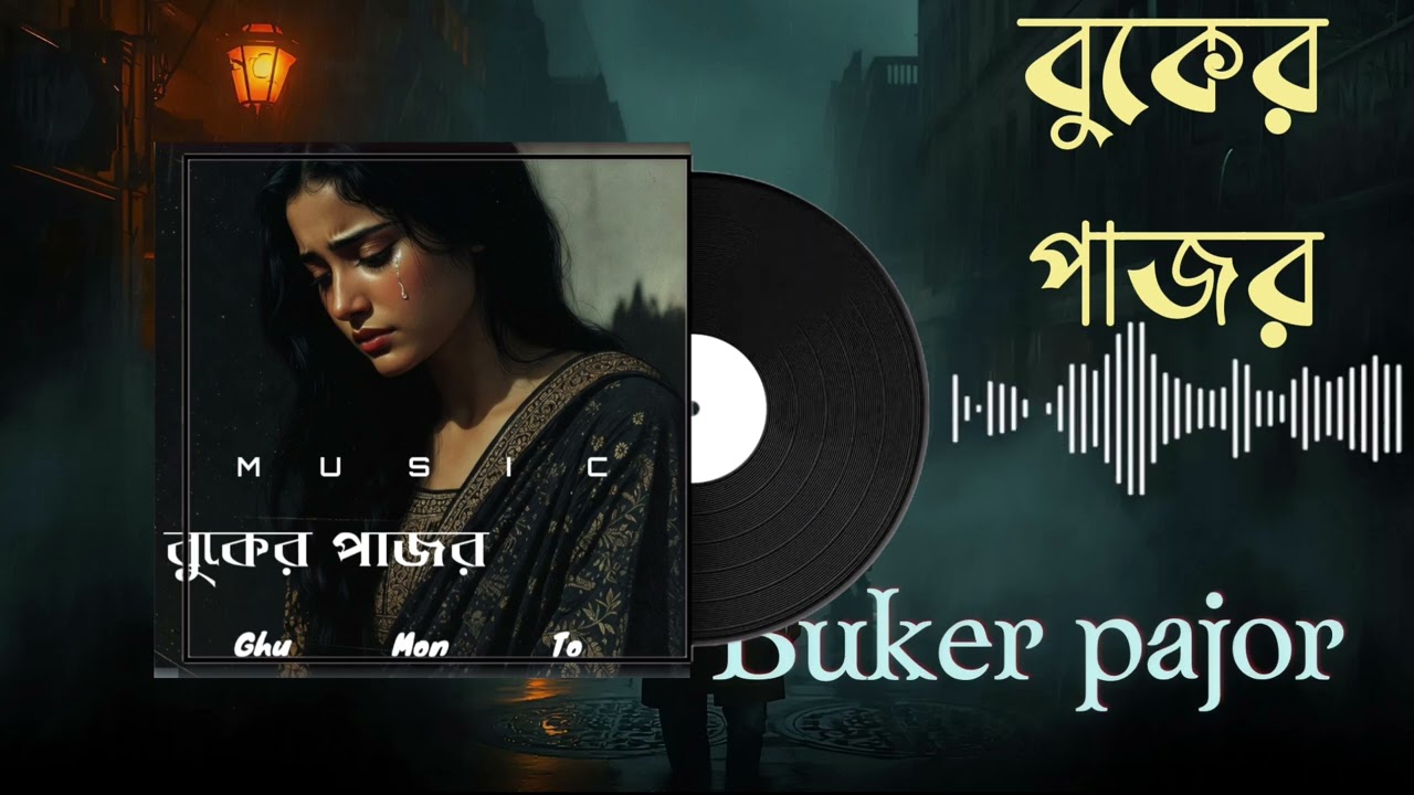 Buker Pajor | বুকের পাজর |  Officials Music | Deep Emotional Bangla Sad Song | Ghumonto