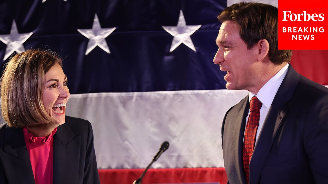 JUST IN: DeSantis Holds Iowa Campaign Rally Featuring Gov. Kim Reynolds