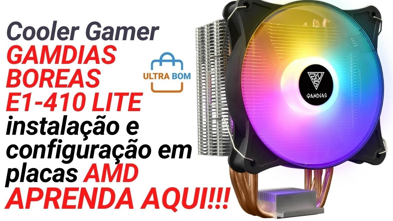 BOREAS E1-410 LITE - Instalação e configuração em placas AMD passo a passo.