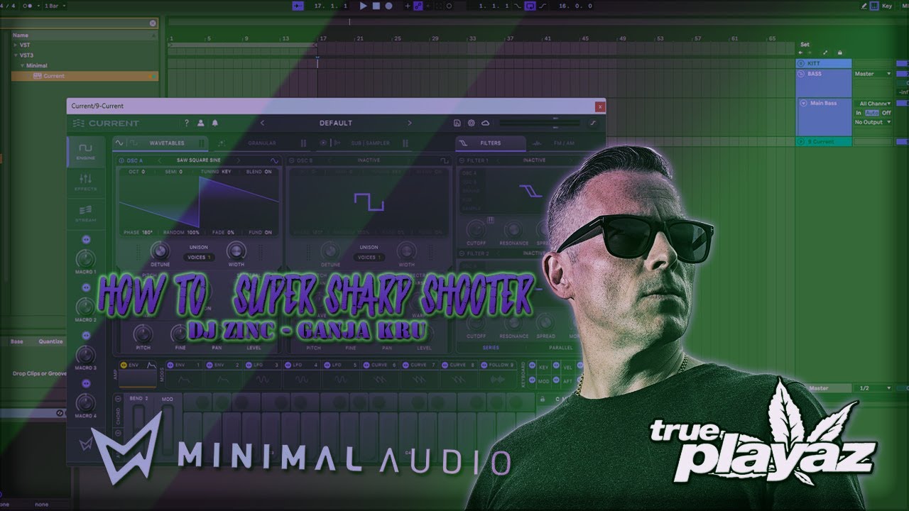 Recreating Super Sharp Shooter by DJ Zinc - Ganja Kru.. Classic Jungle in @MinimalAudio's Current.