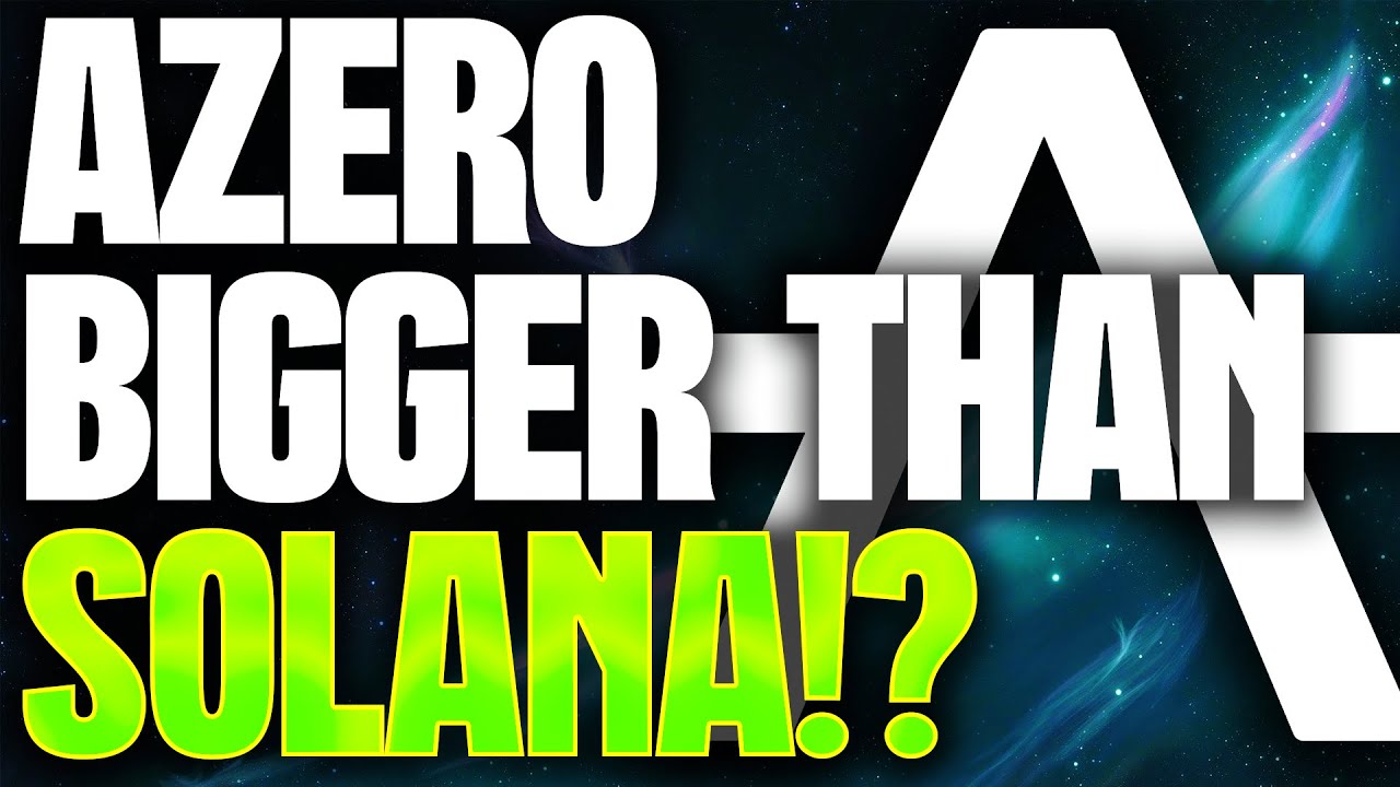ALEPH ZERO 💥 AZERO BIGGER THAN SOLANA!? 💣 WHY EVERYONE NEEDS TO WATCH THIS GIANT