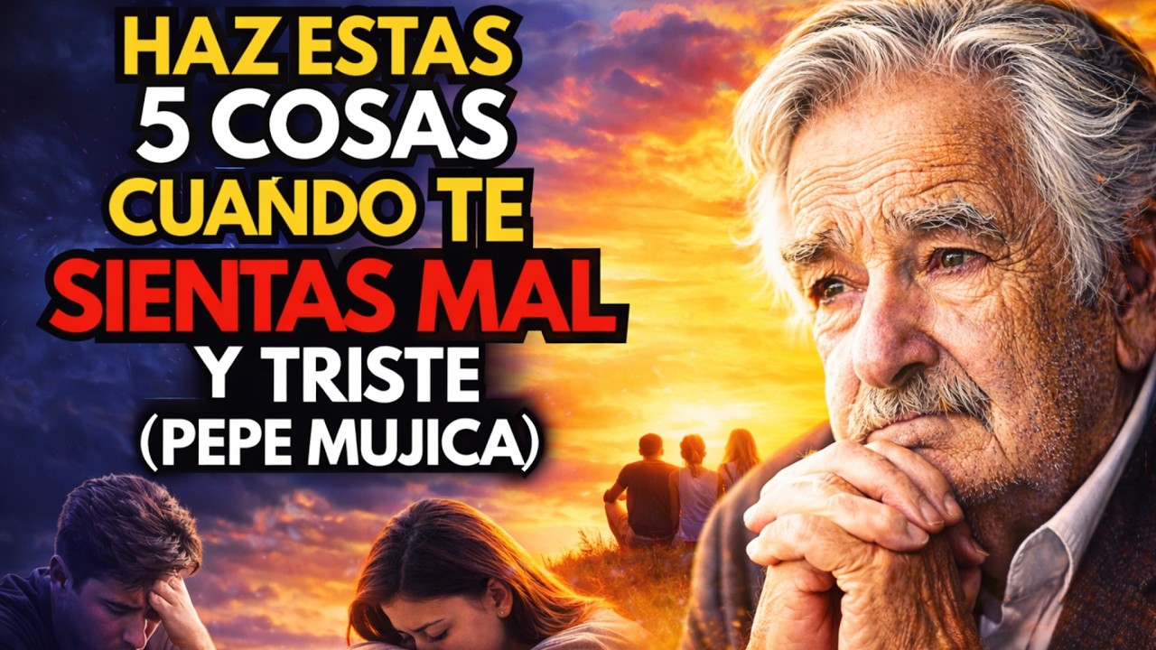 📩 Haz Estas 5 COSAS cuando TE SIENTAS MAL y TRISTE | Pepe Mujica
