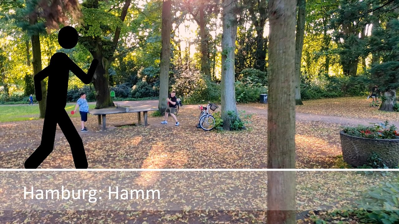 Der Geher in Hamburg: Hamm