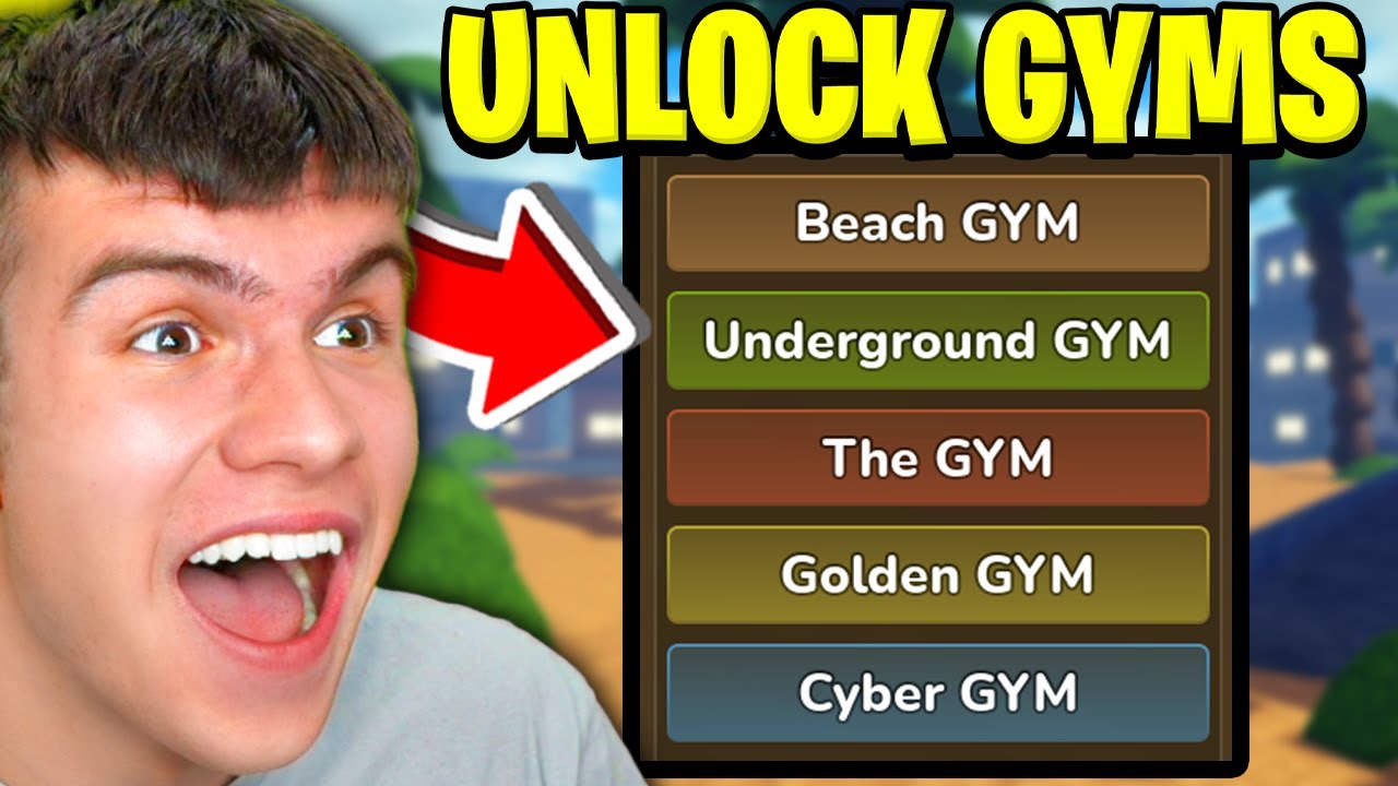 Как открыть новые спортзалы в Roblox GYM LEAGUE!