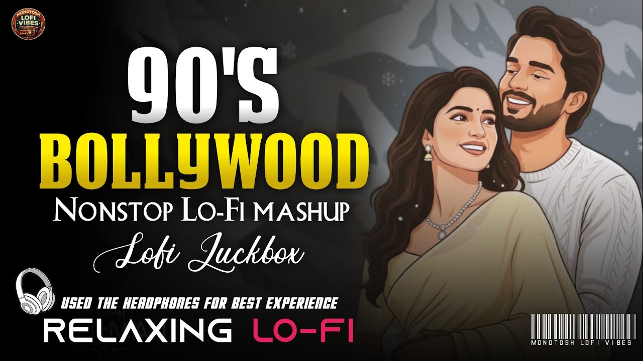 90s Bollywood Romantic Lo-Fi Mixtape | Bollywood Relaxing Lo-Fi Songs | 90s Evergreen Hindi Songs
