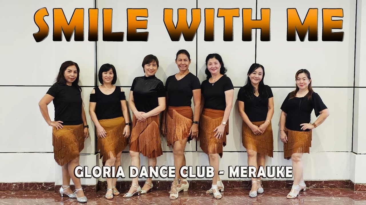 SMILE WITH ME // LINE DANCE // Choreo CAECILIA MARIA FATRUAN // GDC MERAUKE PAPUA SELATAN