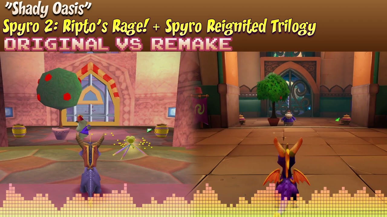 &spades; [Original + Reignited Trilogy] Spyro 2 MASHUP &mdash; Shady Oasis