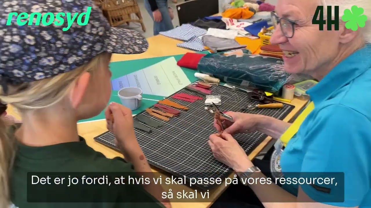 renosyd og 4H tilbyder kurser til b&oslash;rn - fx h&aring;ndarbejde