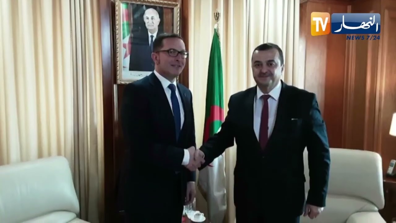 وزير الطاقة والمناجم يستقبل الرئيس المدير العام للشركة الألمانية وينتارشال