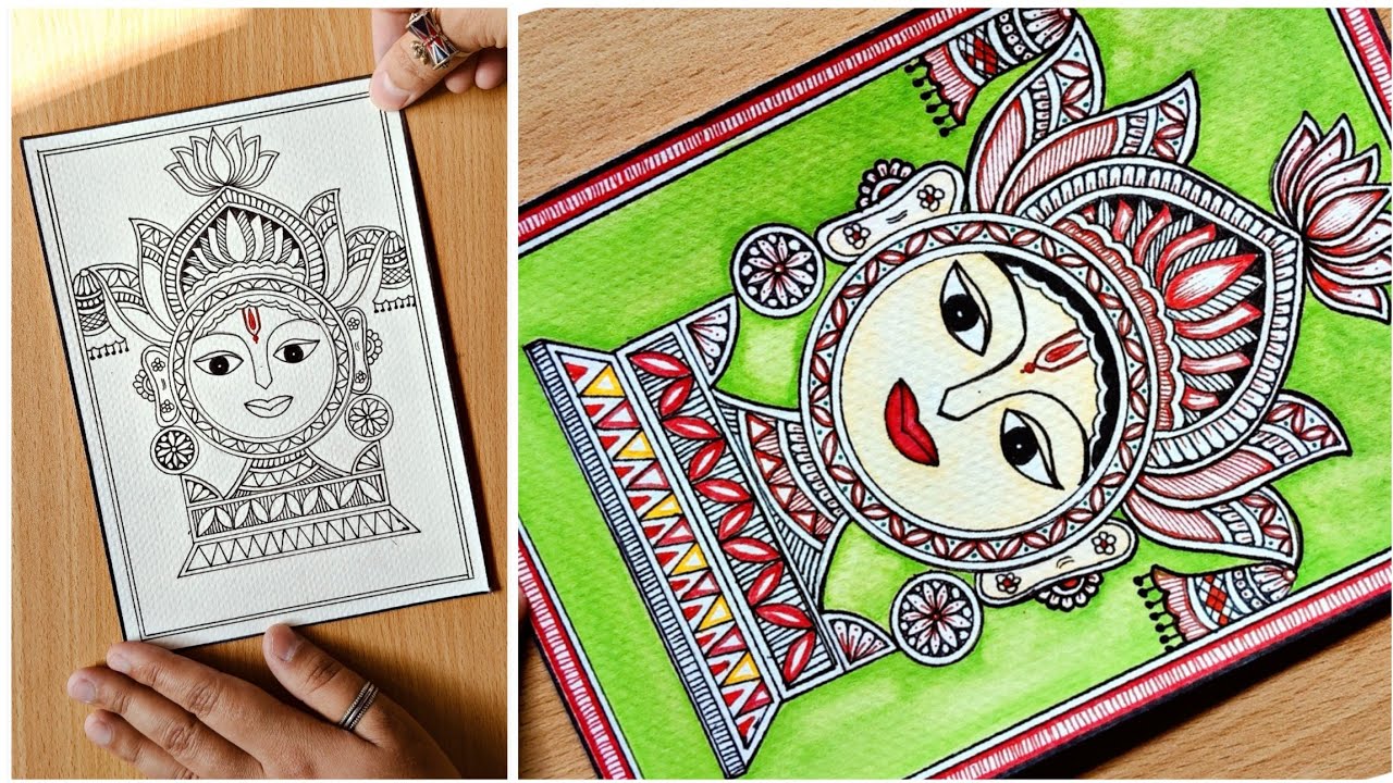 KOHBAR SERIES | Panch Devta Drawing Tutorial | How to Draw Madhubani Art | #madhubaniart 