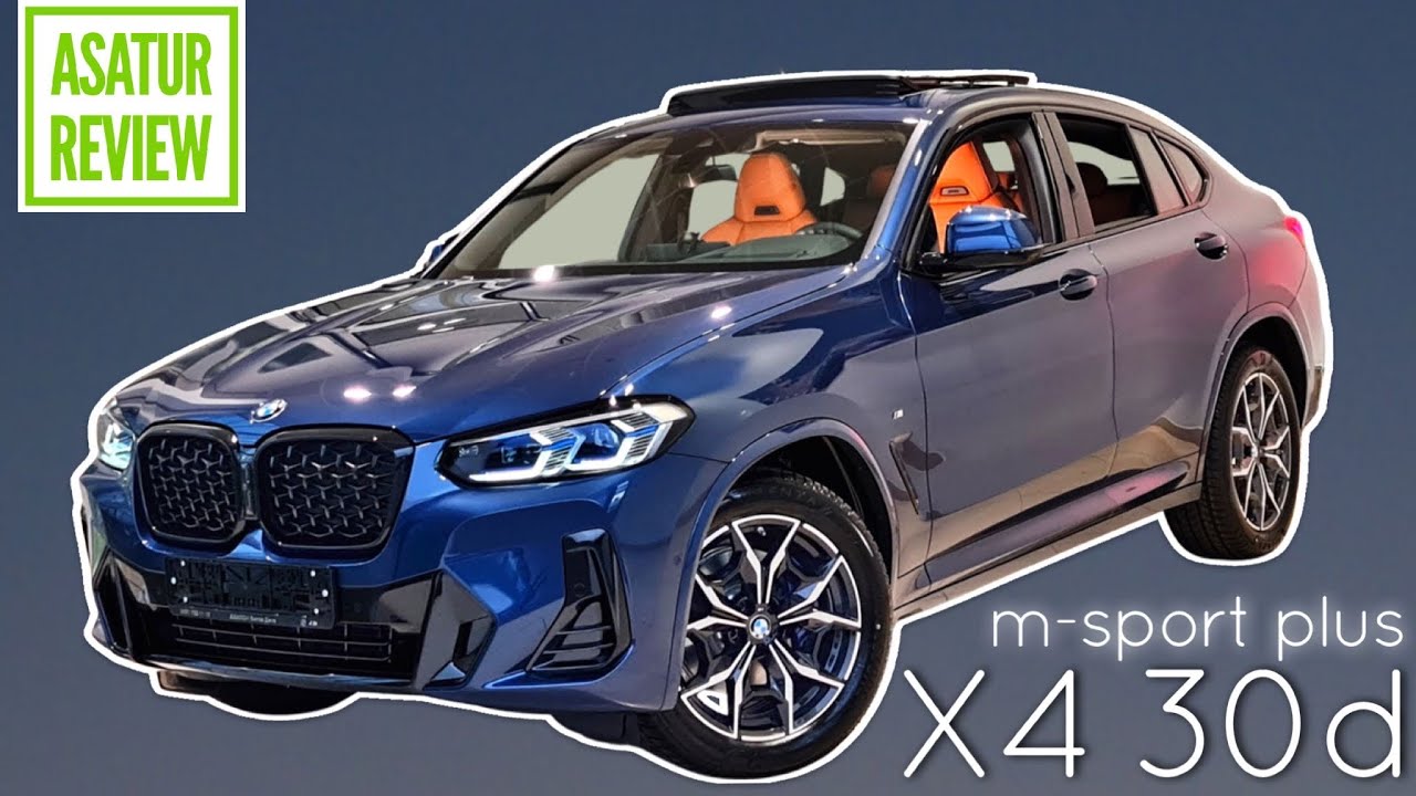 🇺🇸 Обзор рестайл BMW X4 G02 30d M-Sport PLUS Phytonic Blue / БМВ Х4 30д М-Спорт ПЛЮС Фитоник 2022
