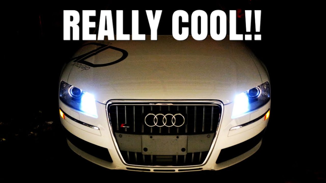 My Audi S8 V10 has some INCREDIBLE Lighting features!!