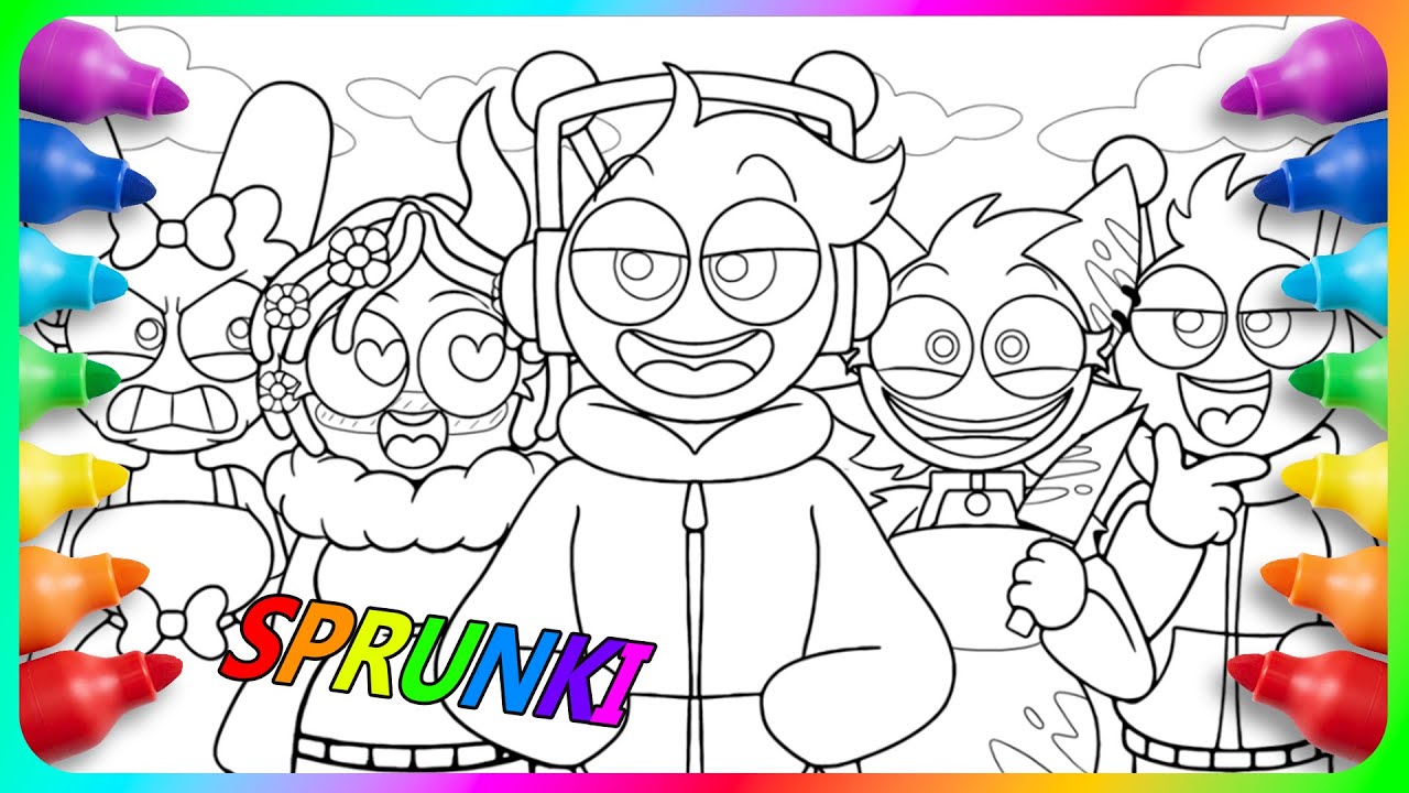 The Incredibox Family Gathered?!👀🎶What Are They Doing | Incredibox-Style Immersive Art🎨✨#art#drawing