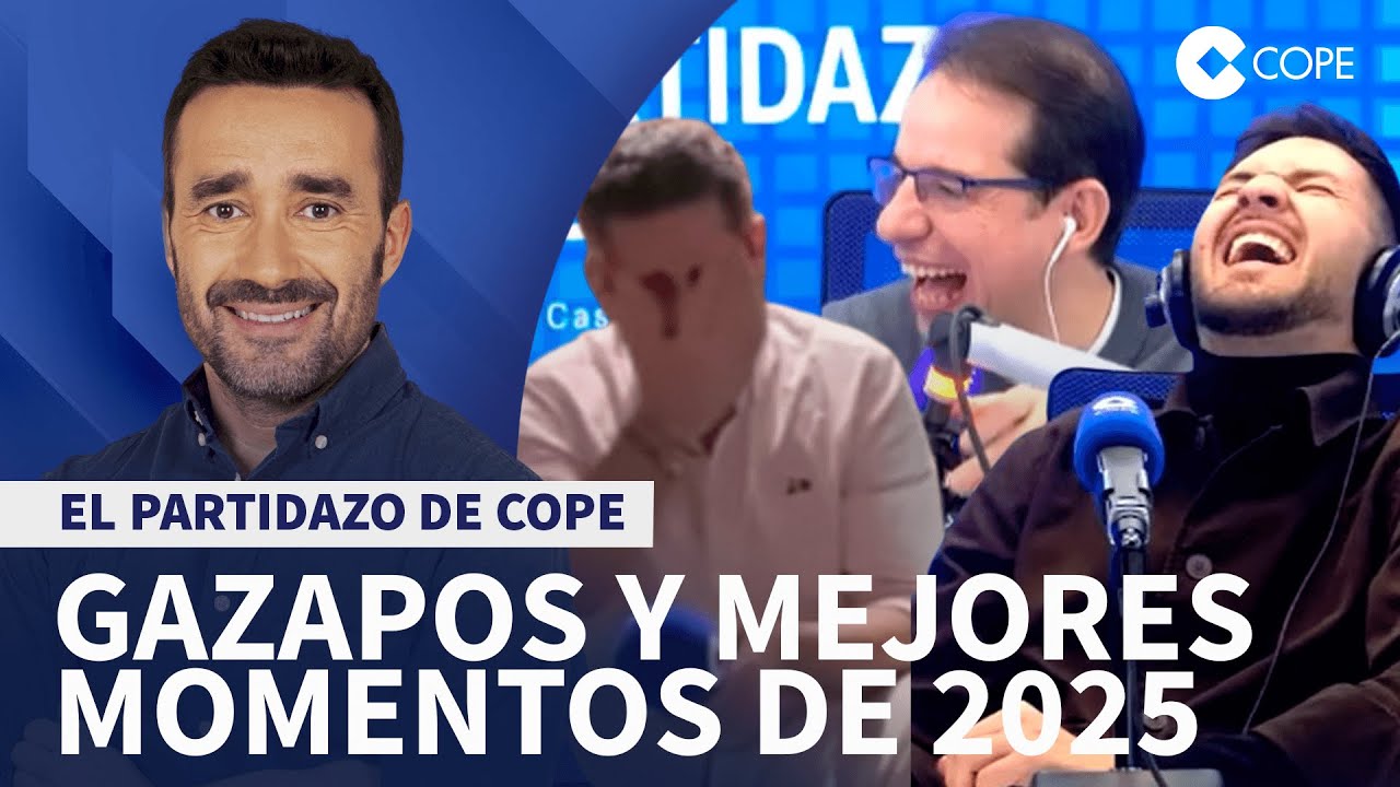 Gazapos y mejores momentos de 2025 de Deportes COPE &iexcl;NO PARAR&Aacute;S DE RE&Iacute;R! | El Partidazo de COPE