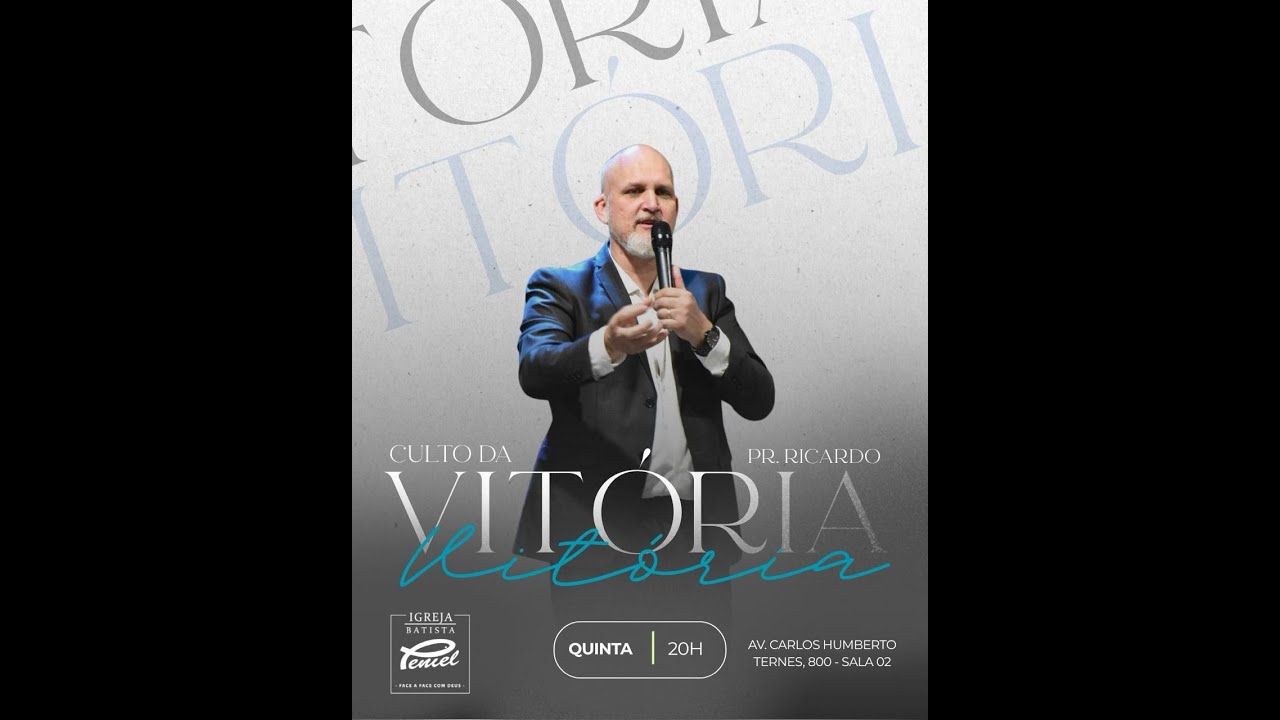 Igreja Peniel Tijucas -  Culto da Vitória - Pr.Ricardo Rieger