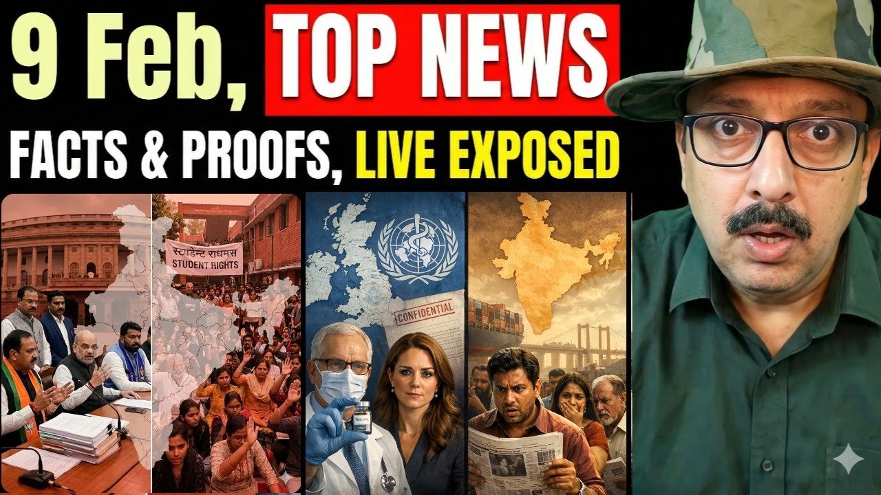 UGC Protests । SCST Act । BJP Bhim ❤️ । Trade & Infra । Epstein Royal Friends । Cancer Vaccine । WHO