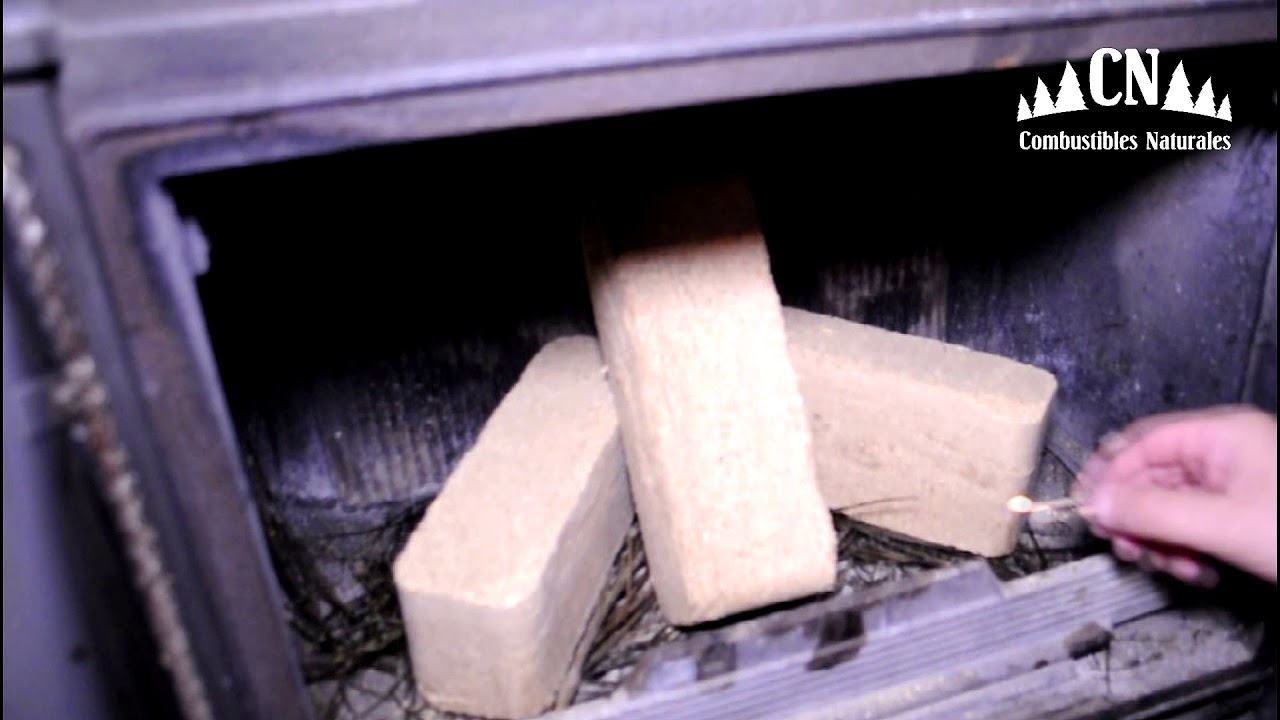 VIDEO COMPARATIVA COMBUSTI&Oacute;N LE&Ntilde;A - BRIQUETAS DE MADERA