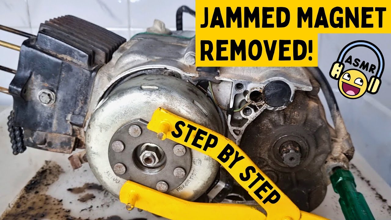 Ep12: How to Remove Jammed CD100 Magnet & Coil Plate 😎 | Hero Honda CD100 Restoration | Hindi