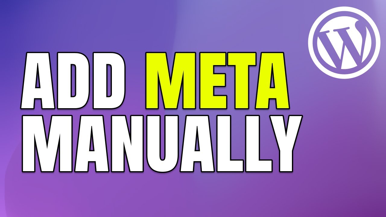 How to Manually Add Meta Keywords in WordPress