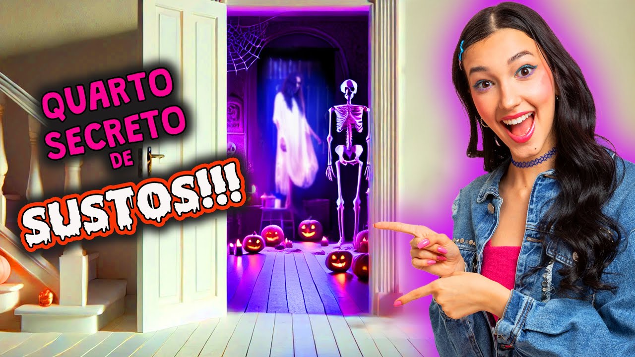 CONSTRUI UM QUARTO SECRETO COM MUITOS SUSTOS | Luluca