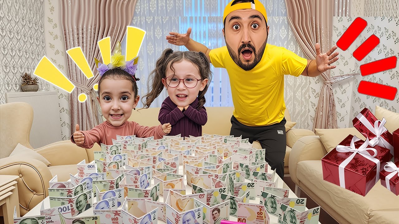 BAHAR BANU ALYA VE BABASI İLE PARA DEVİRME OYNADI KIM KAZANDI ?!