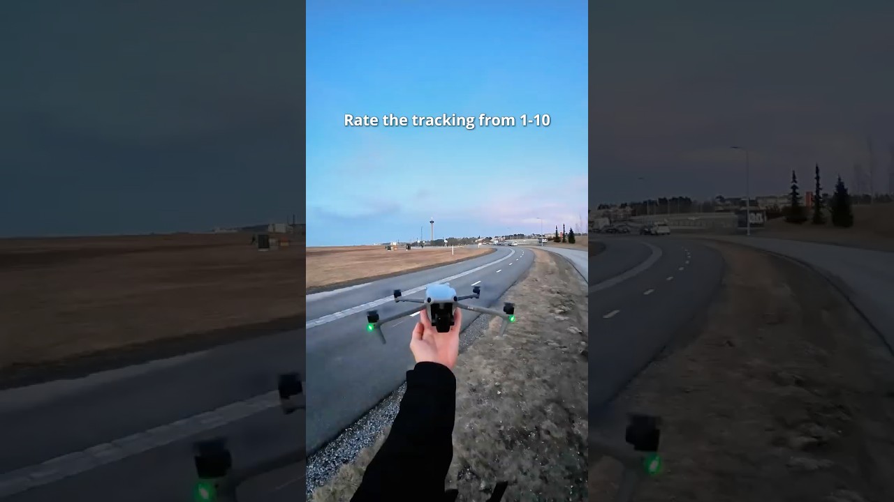 Rate this tracking from 1 to 10! 🚓🕹️ DJI Air 3 Spotlight Mode Test