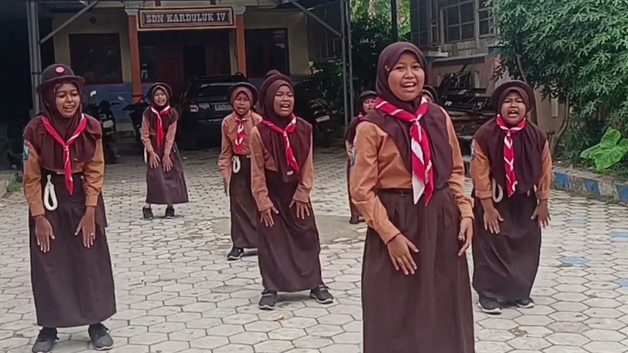 Yel-yel Pramuka regu Lavender SDN Karduluk IV 