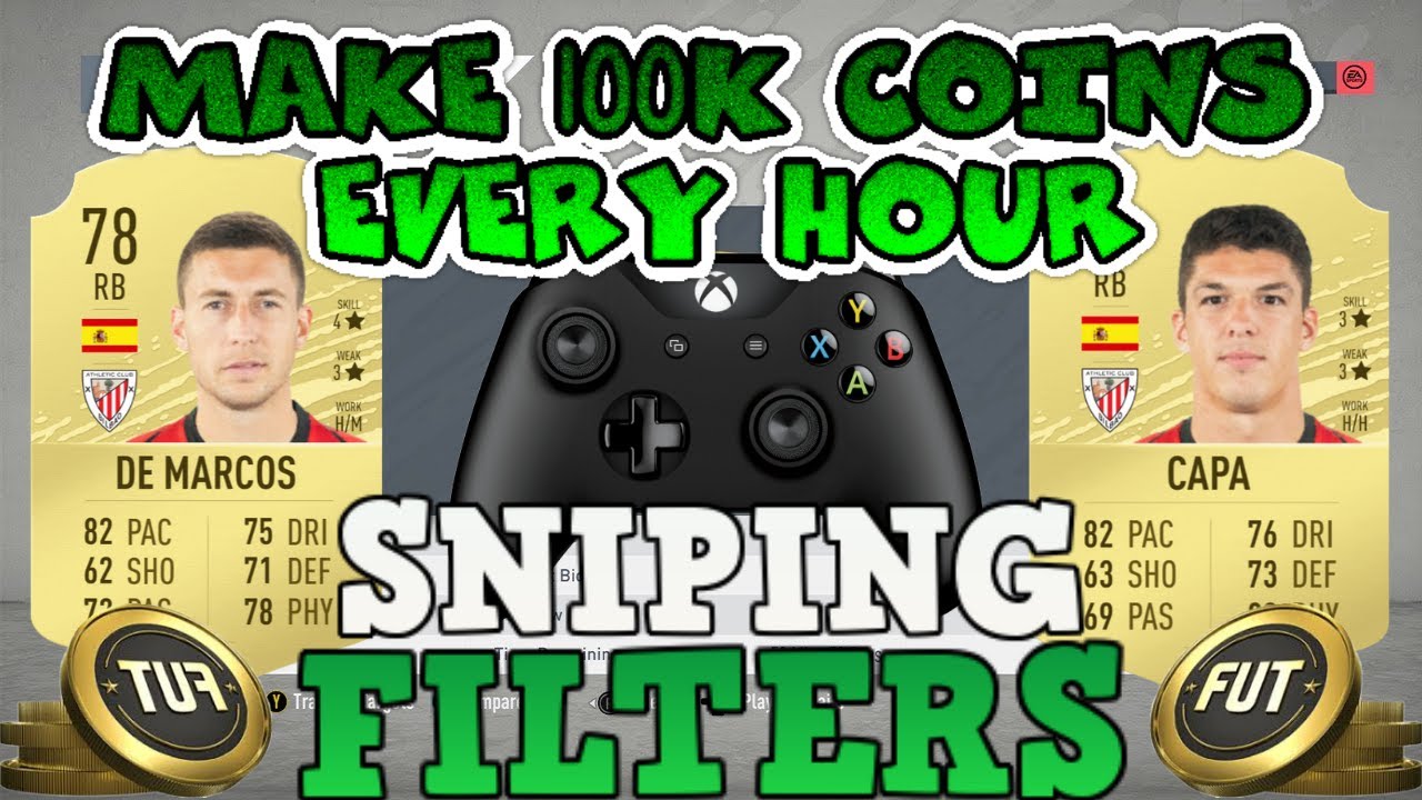 BEST SNIPING FILTER ON FIFA 20 RIGHT NOW! HOW TO MAKE 100K COINS EVERY HOUR! BEST TRADING METHOD!