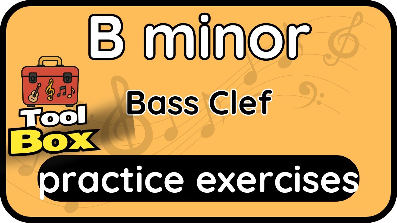 B minor Scale (Aeolian) · Backing Track (Bass Clef Version) Jazz Ballad 50bpm