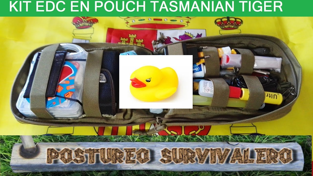 KIT E.D.C EN POUCH TASMANIAN TIGER Nº 7 ( SURVIVAL SUPERVIVENCIA 2014)