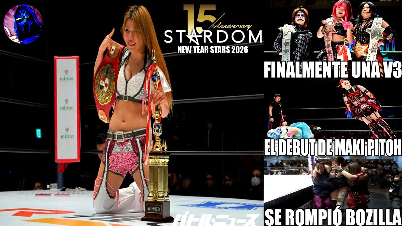 ¡La Mejor Campeona de México y Japón! La V1 de Hazuki | STARDOM New Year Stars (11 de Enero de 2026)