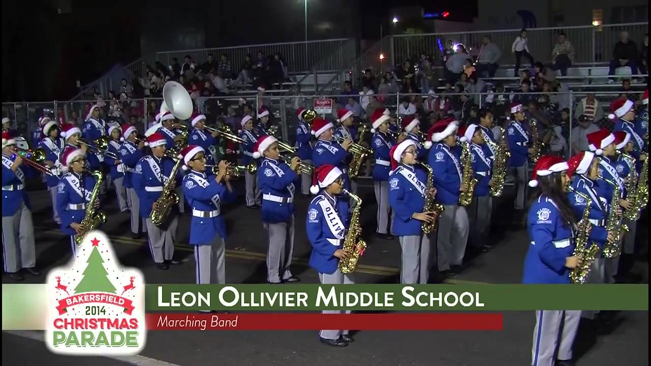 Leon Ollivier Middle School Marching Band - 2014 Bakersfield Christmas Parade