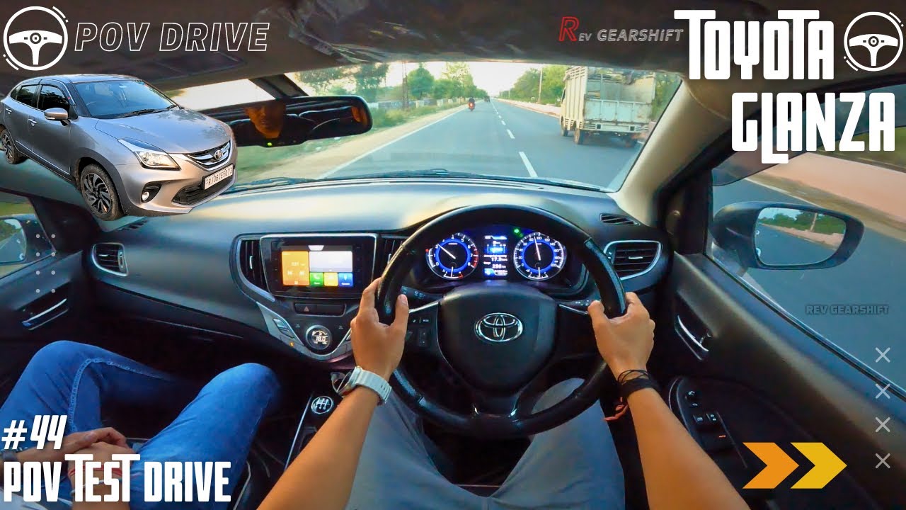 2020 TOYOTA GLANZA | 1.2L 82BHP | POV Drive #44 | GLANZA | 4K | REV GEARSHIFT #toyota #glanza #asmr