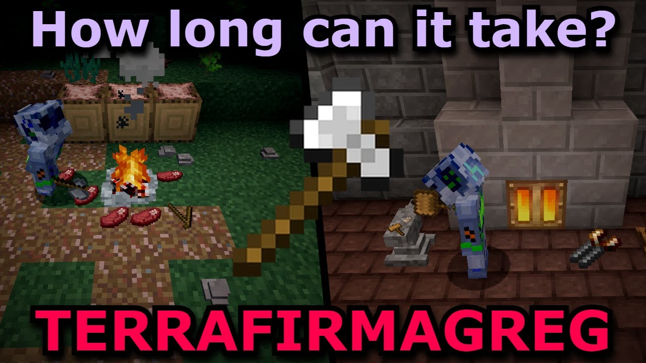 Making Iron Tools in Minecraft's Most Realistic Modpack (TFG Part 1)
