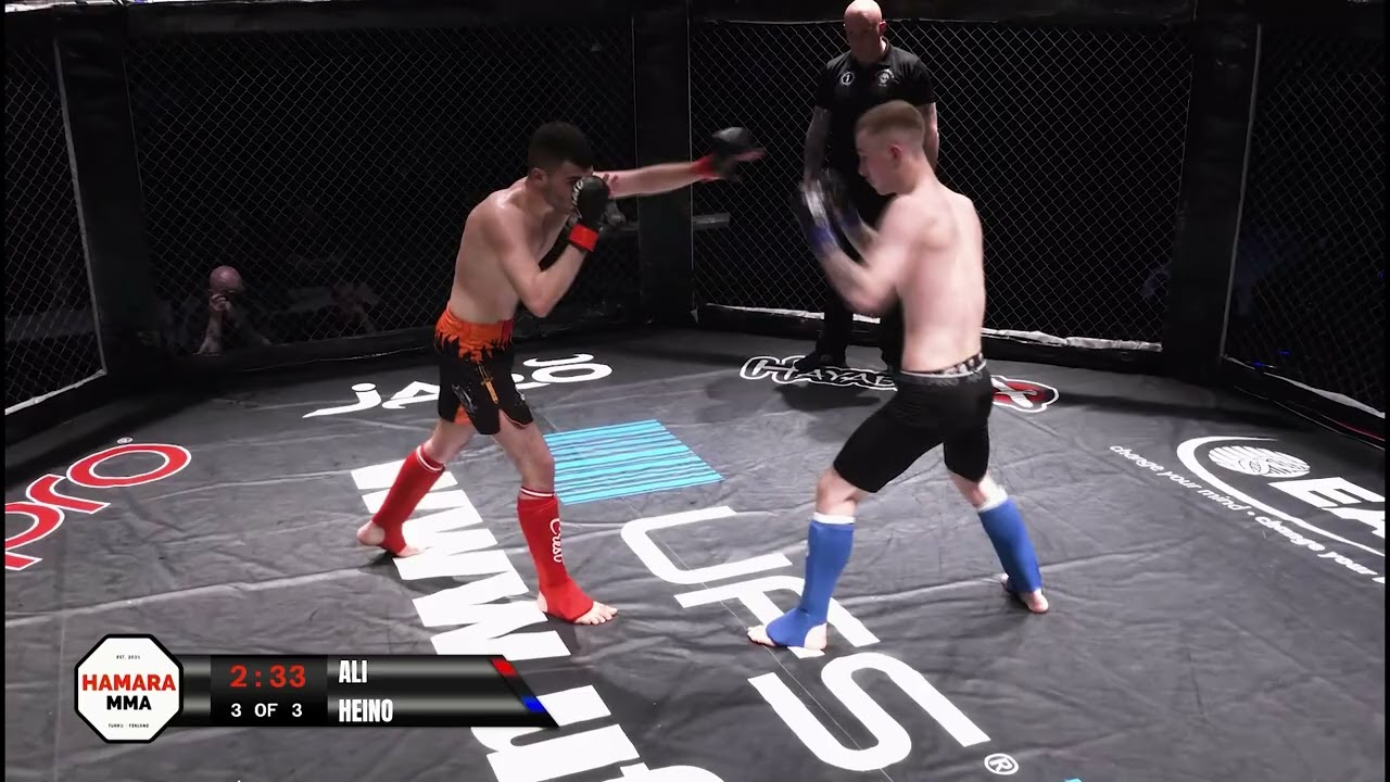 Hamara MMA vol1 28.5.2022 Ahmed Ali vs Leevi Heino