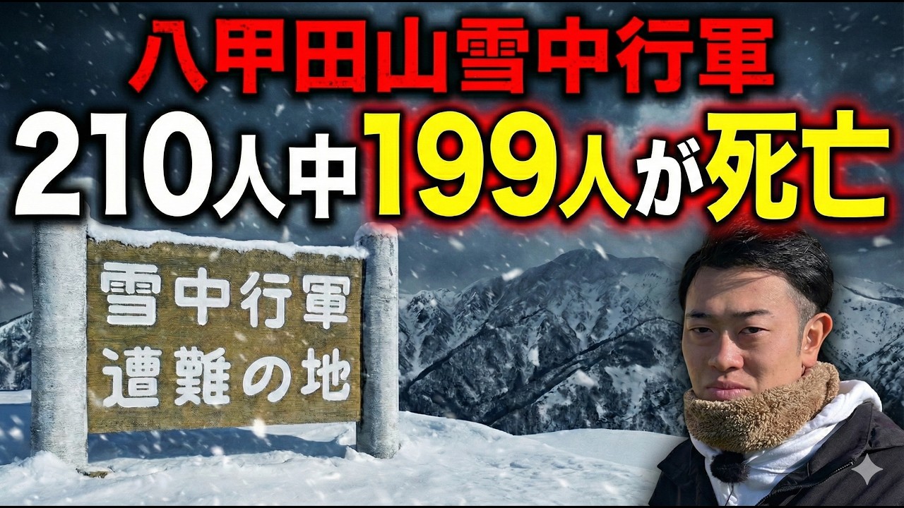 【史上最悪の遭難事故】犠牲者199名…八甲田山雪中行軍をわかりやすく解説