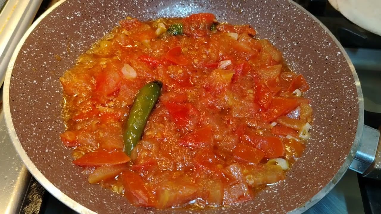 قلاية بندورة 🍅سهلةولذيذة | (Galayat Bandurah) | Tomato Skillet 🍅