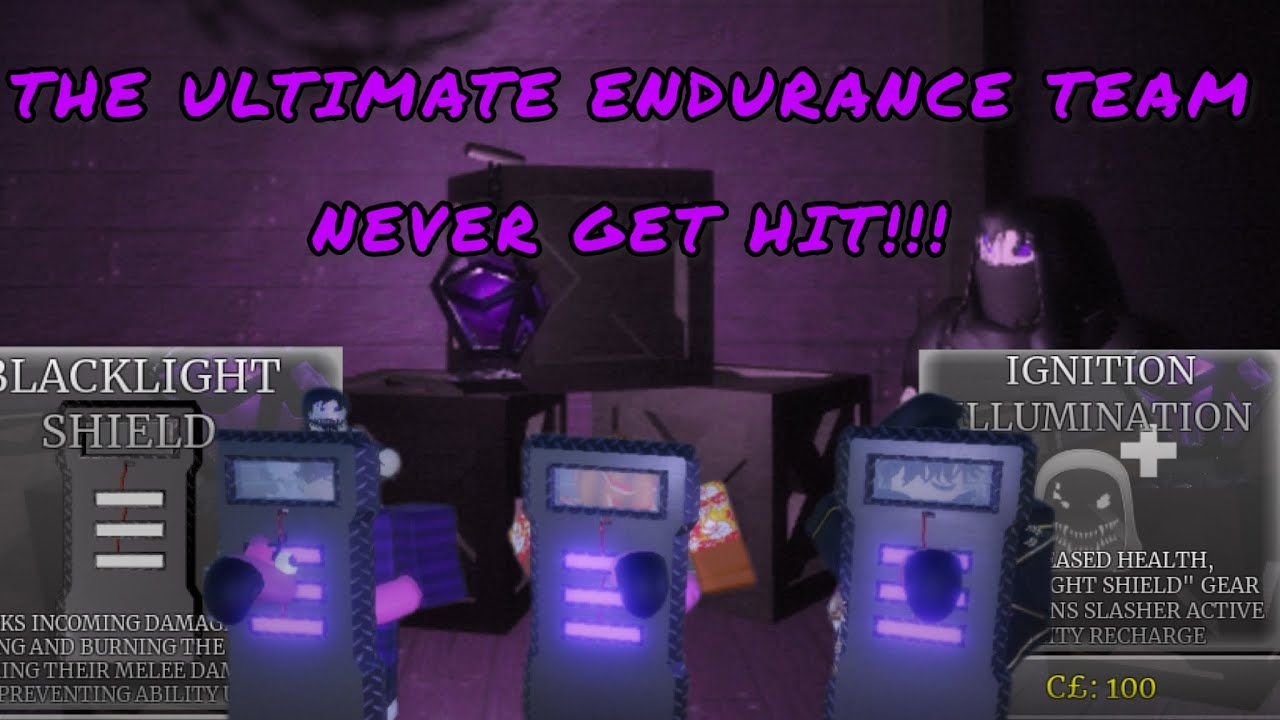 THE ULTIMATE ENDURANCE TEAM NEVER GET HIT! Roblox Survive The Night Blacklight Shield Trolling
